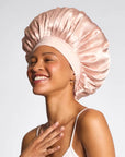 Adjustable Oversized Satin Bonnet