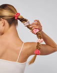 Ruched Satin Scrunchies