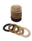 Waterproof Spiral Hair Tie Coils