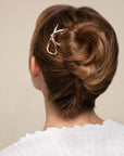 Mini Metal Bow French Hair Pin