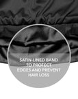 Satin-Lined Sleep Cap