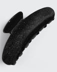 Black Glitter Recycled Plastic Claw Clip