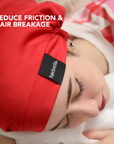 Satin-Lined Sleep Cap