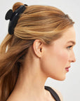 Black Glitter Recycled Plastic Claw Clip