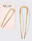 Metal Gold French Hair Pin