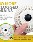 ShowerShroom Stealth Shower Hair Drain Catcher