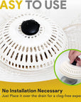 ShowerShroom Stealth Shower Hair Drain Catcher