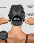 Satin-Lined Waterproof Adjustable Swim Cap