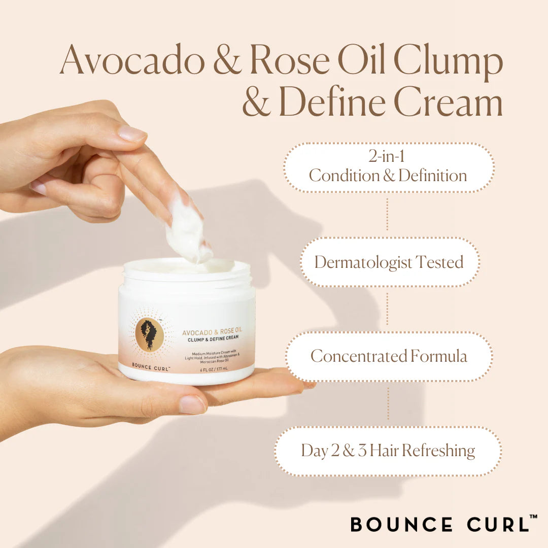 Avocado & Rose Oil Clump and Define Cream