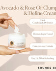 Avocado & Rose Oil Clump and Define Cream