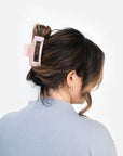 Rose Quartz Claw Clip