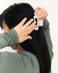 White Pearl Claw Clip