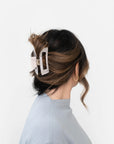 White Pearl Claw Clip