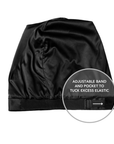 Satin-Lined Sleep Cap