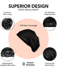 Satin-Lined Sleep Cap