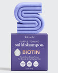 Purple Toning Solid Shampoo Bar