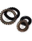 Waterproof Spiral Hair Tie Coils