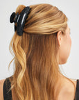 Black Glitter Recycled Plastic Claw Clip