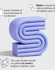 Purple Toning Solid Shampoo Bar