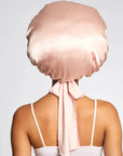 Adjustable Oversized Satin Bonnet