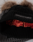 Satin-Lined Toque - Grey