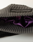 Satin-Lined Toque - Grey