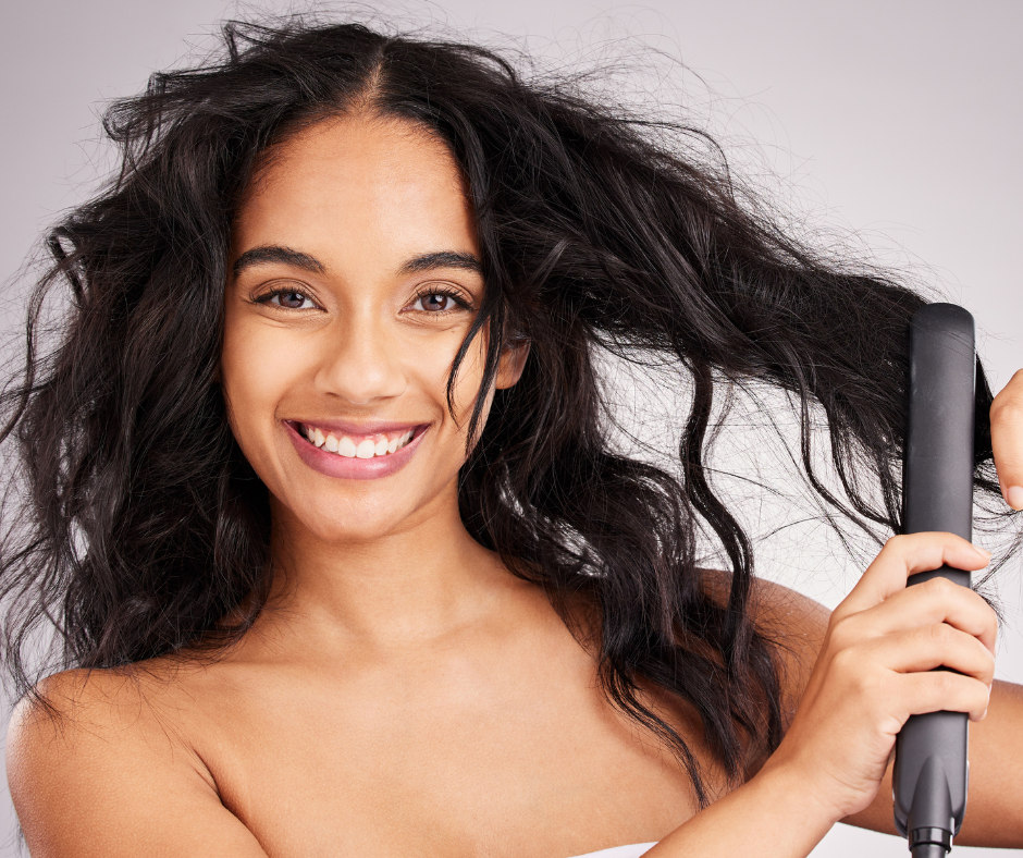 All About Heat Protectants for Curly Hair