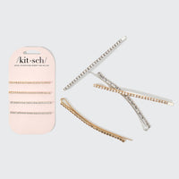 Metal Rhinestone Extra Long Bobby Pins