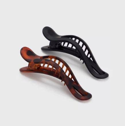 Flat Lay Curved Claw Clip
