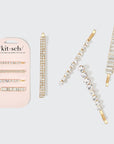 Metal Rhinestone Assorted Bobby Pins