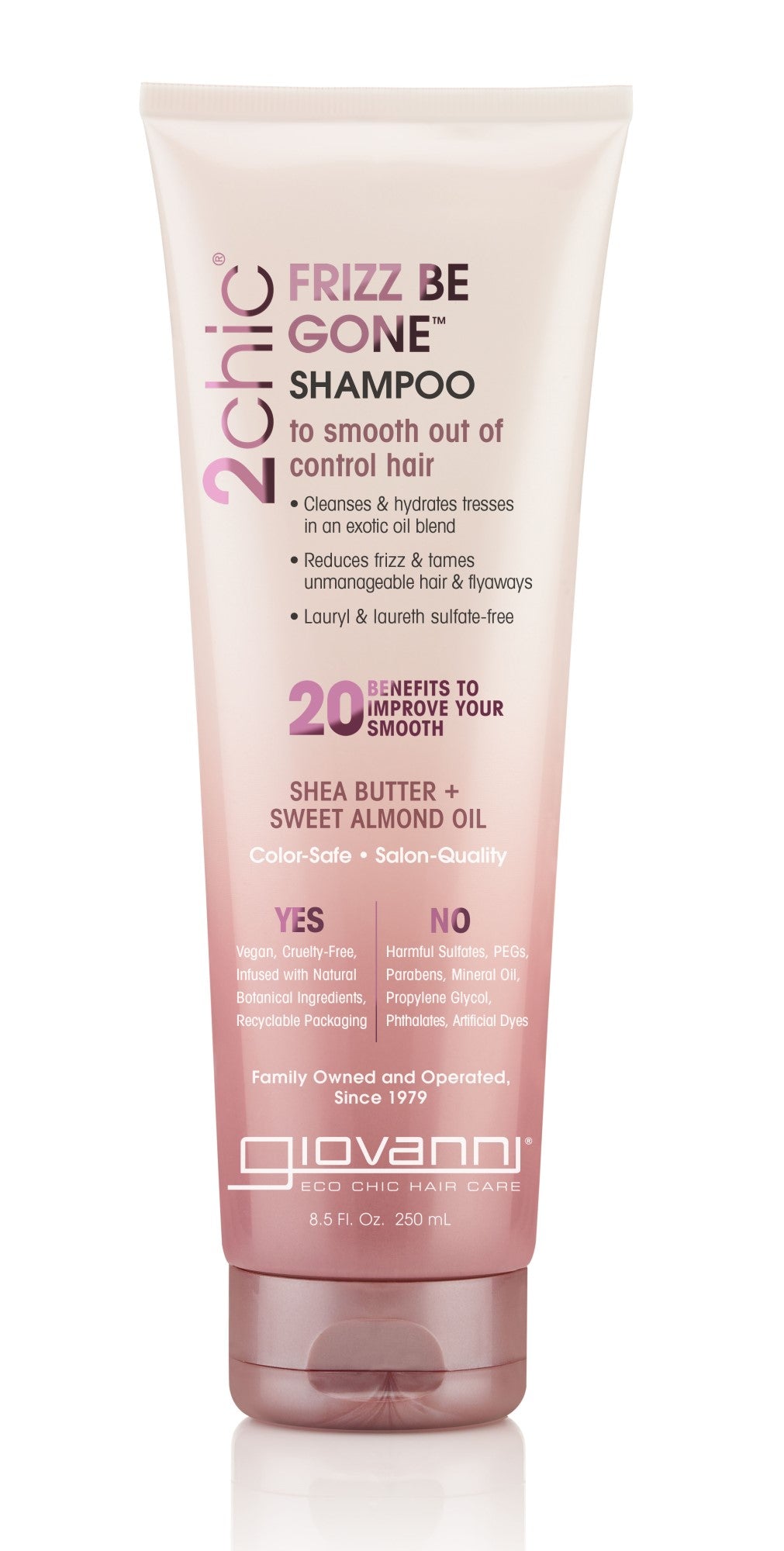 2chic Frizz Be Gone Shea Butter & Sweet Almond Oil Shampoo