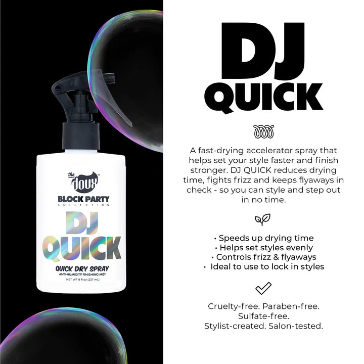 Block Party DJ Quick Dry Spray