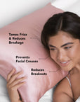 Satin Pillowcase - Blush