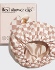 Satin Lined Flexi Shower Cap