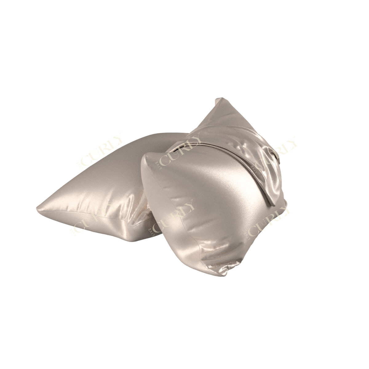 Live Curly Satin Pillowcase - King