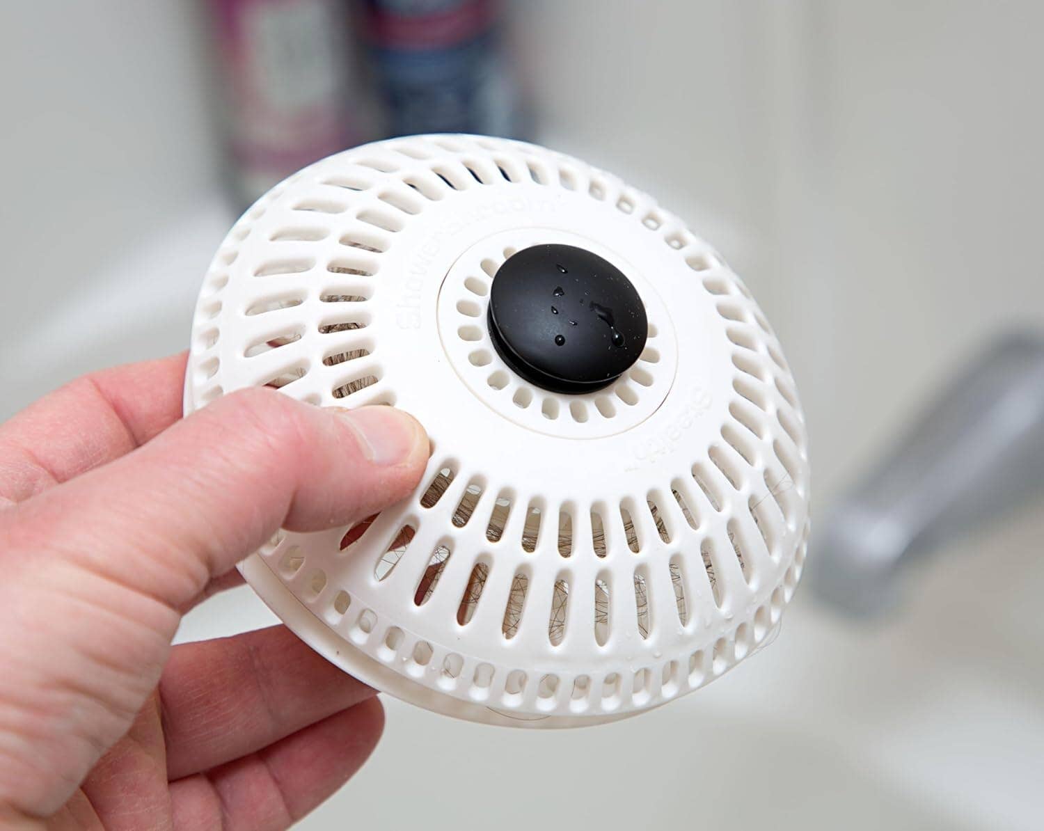 ShowerShroom Stealth Shower Hair Drain Catcher
