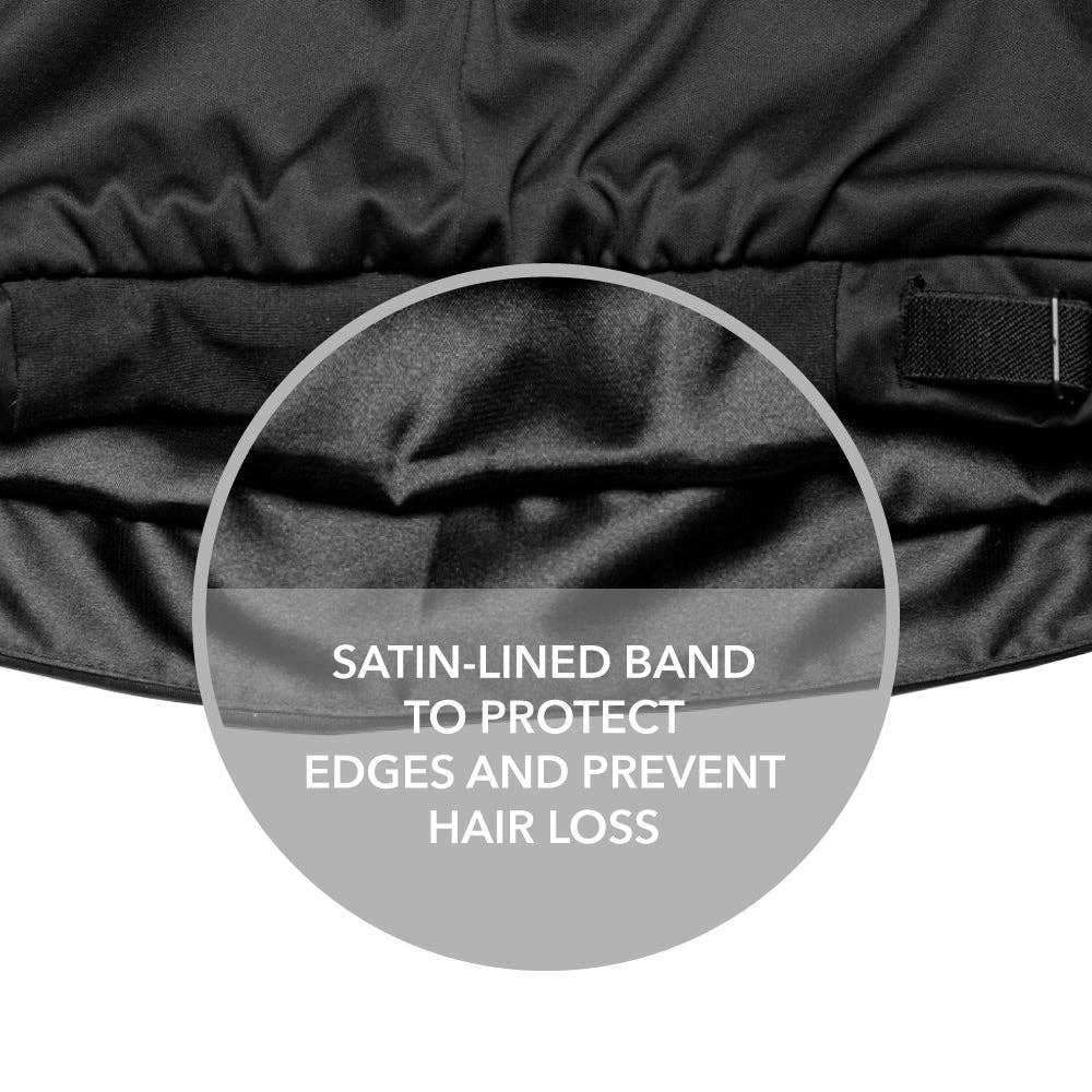 Satin-Lined Sleep Cap