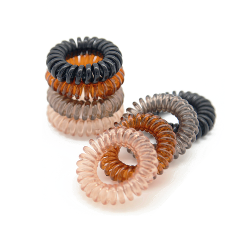 Waterproof Spiral Hair Tie Coils