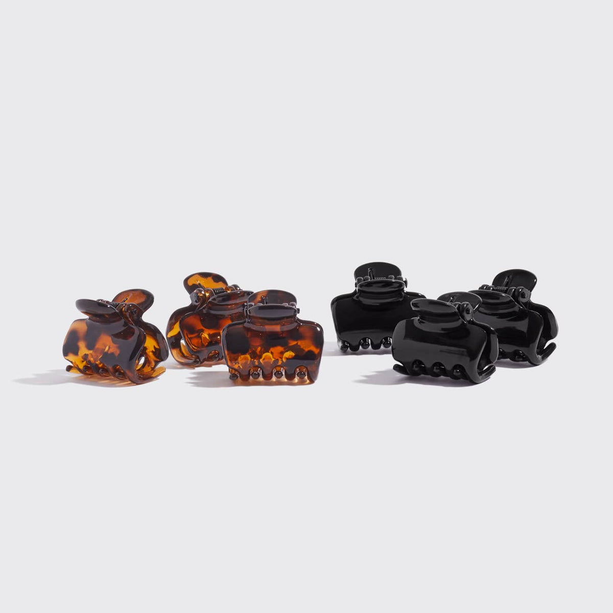 Recycled Plastic Mini Puffy Claw Clips