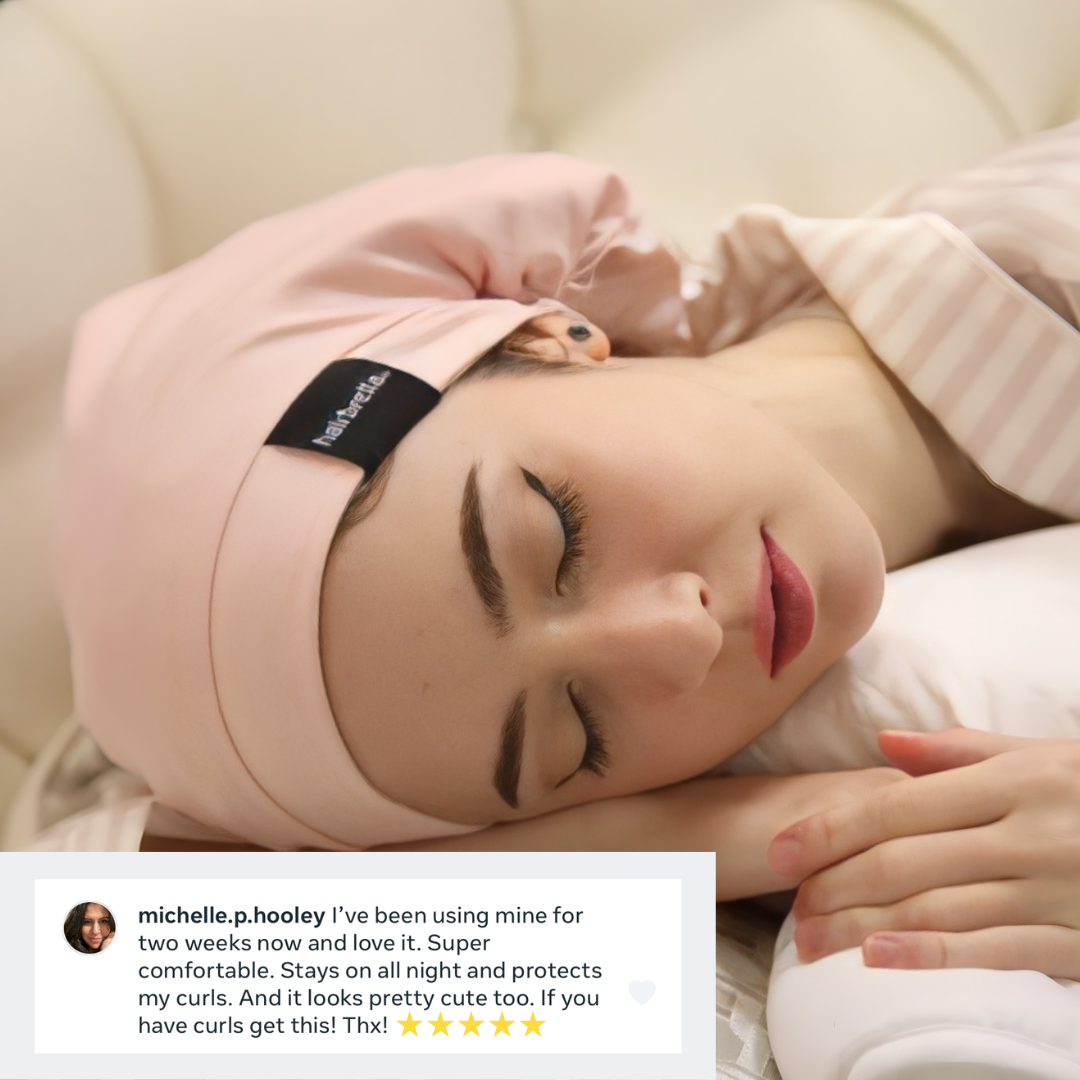 Satin-Lined Sleep Cap
