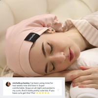 Satin-Lined Sleep Cap