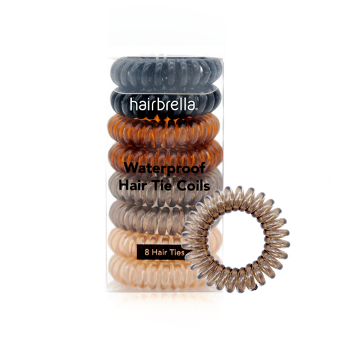 Waterproof Spiral Hair Tie Coils