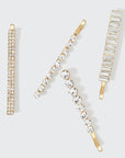 Metal Rhinestone Assorted Bobby Pins