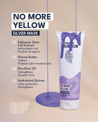 No More Yellow Silver Mask