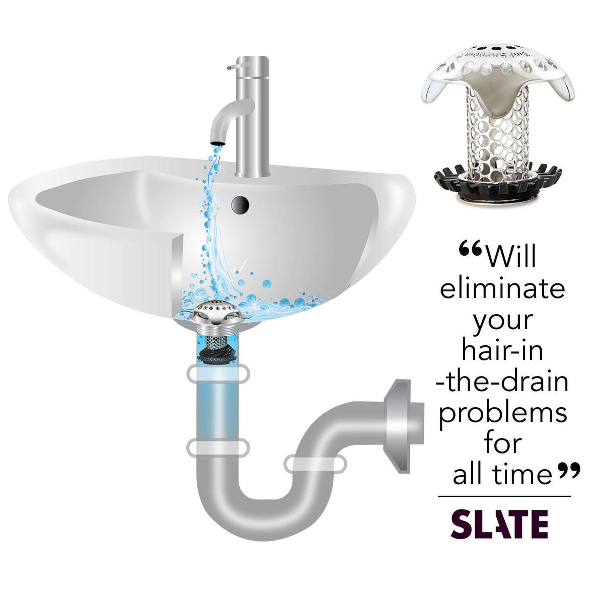 SinkShroom Ultra Bathroom Sink Strainer