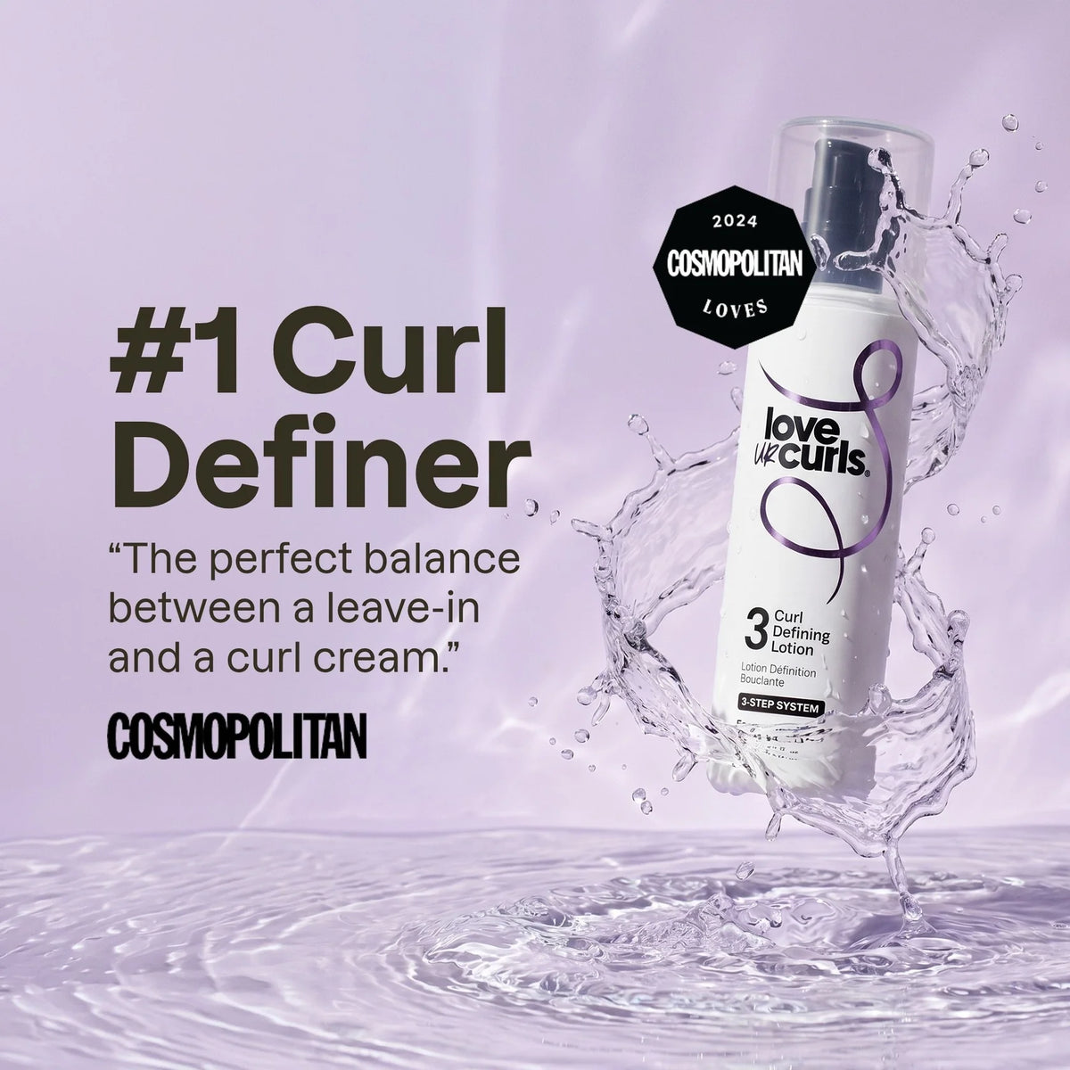 LUS Brands | Love Ur Curls 3 Step System - Fragrance-Free