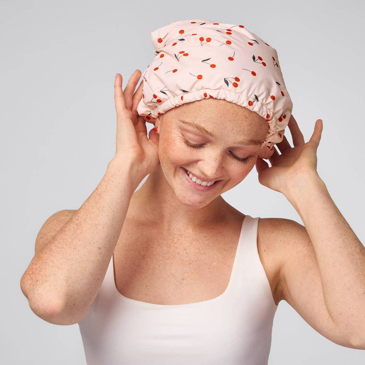 Satin Lined Flexi Shower Cap