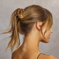 Metal Medium Open Shape Puffy Claw Clip