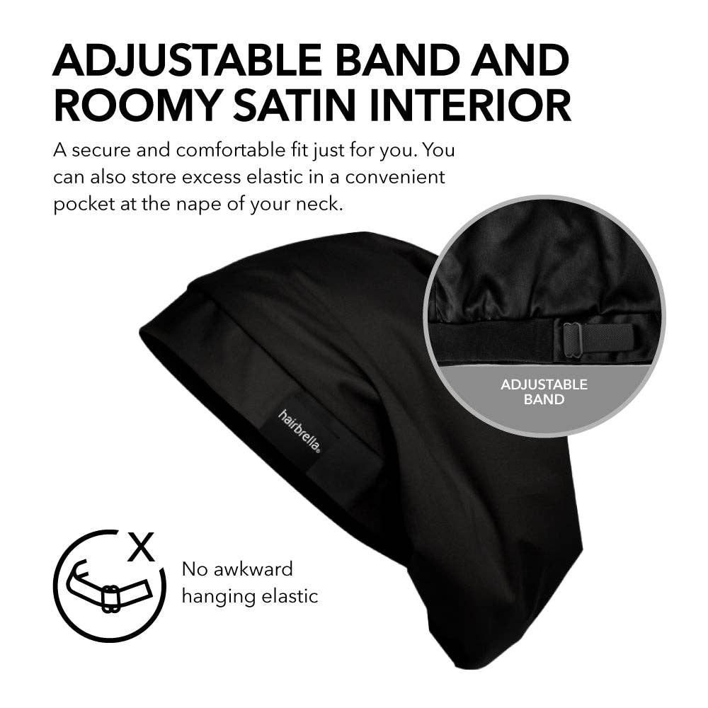 Satin-Lined Sleep Cap