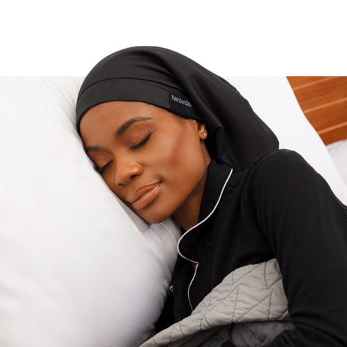 Satin-Lined Sleep Cap